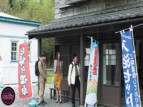 筆おろし温泉ソープ 親父が再婚して― Gカップ巨乳の義母さんができた。家族旅行で僕が童貞だとわかると淫乱な義母さんに狙われて… 葵百合香 サンプル動画サムネイル